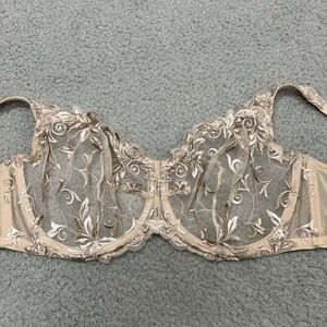 Soma Bra 38DDD Demi Sensuous Lace Unlined